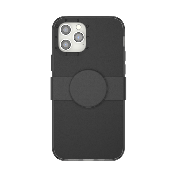 Popcase solid black ip12 12pro 01c front device